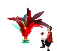 Yakermur True de Golpes, Lanzadera de Plumas de Pollo | China de Plumas colorido Jianzi China,Juego al aire libre en el interior, equipo Deportivo, Concurso de Pie de Juego de Juguetes para para