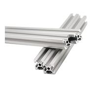 YAKESTYLE Piezas de Repuesto para impresoras- 4 unids lineales Tren 2020 5 mm T Ranura Perfil de Aluminio extrusión anodizada 300mm 400mm 500mm 600mm 700mm 800mm guía de Astilla (Color : 2020-500)