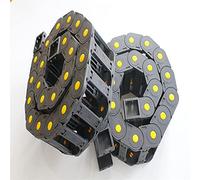 YAKESTYLE Piezas de Repuesto para impresoras- Cadenas de transmisión R55 25x50mm 25x77mm 1M Abrir en Ambos Laterales de plástico de la línea de Arrastre de Cable para Piezas de Impresora 3D