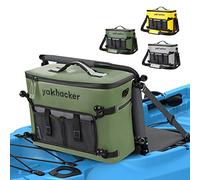 Yakhacker Bolsa térmica para kayak, enfriador impermeable para respaldo de asiento con asientos estilo silla de césped, accesorios de kayak, enfriador portátil para kayak, viajes, almuerzo, playas y