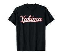Yakima Washington PNW Agriculture Vintage Varsity Distressed Camiseta