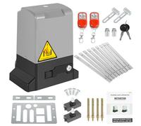 Yakimz 370W Motor Puerta Corredera, control Bluetooth Motorreductor para cancelas correderas de hasta 800 kg, 12M Motorreductor para cancelas de patio, con 2 mandos a distancia