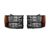 YAKISA Faros Delanteros Conjunto Para GMC Para Sierra 2007-2014 2 Precios Conjunto De Faros Delanteros Car Headlight GM2502283
