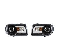 YAKISA Faros Full Juego Para Chrysler 300C 2005-2010 Faros Delanteros LED Conjunto De Faros De Coche Proyector Lente Herramienta Accesorios Conjunto Faros Automóvil