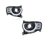 YAKISA Faros Full Juego Para Land Para Rover Para Defender 2020-2023 Iluminación Automática DRL Luz Señal Giro Freno Plug And Play Conjuntos Faros LED Coche Lámparas Conjunto Faros Automóvil