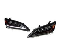 YAKISA Faros Full Juego Para Lexus ES Faro LED 2006-2012 ES240 ES300 DRL Señal Giro Luz Carretera Ojo Ángel Lente Proyector Faros Delanteros Conjunto Faros Automóvil(2010-2012)
