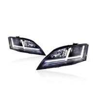 YAKISA Faros Full Juego Para TT Faro 2006-2014 Proyector LED Lámpara De Cabeza Luz De Circulación Diurna Accesorios Automotrices Luces Coche Conjunto Faros Automóvil
