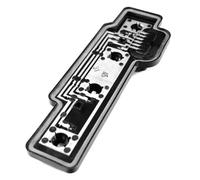 YAKISA Luz Trasera Circuito Para VW Para Caddy 2004-2015 Soporte Bombilla Luz Trasera/placa Circuito - A38G Placa Circuito Luz Trasera(Black Left)