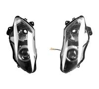 YAKISA Moto Faros Delanteros Para YZF-R1 2007 2008 Para YZF R1 2007 2008 Faro Faro Lámpara Para Cabeza Montaje Motocicleta Moto Headlight Conjunto