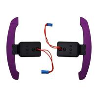 YAKISA para BMW G20 G30 G87 para M2 para M3 para M4 F20 F30 F45 Paletas De Cambio Magnéticas Aleación Aluminio Volante Coche Paletas De Cambios(Aluminum Purple)