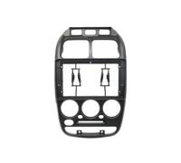 YAKISA para Hyundai para Accent para Verna 1999-2005 Marco De Coche 9 Pulgadas Adaptador Fascia Android Radio Dash Kit Panel Ajuste Marco Fascia Radio(Black Frame)