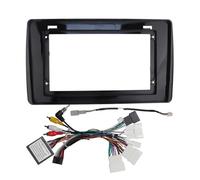 YAKISA para Toyota para Highlander para Crown para Kluger 2021 Marco De Coche Adaptador Fascia Decodificador Radio Android Kit Panel Ajuste Marco Fascia Radio(Full Set 10 Inch)