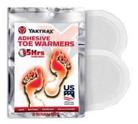 YAKTRAX Toe Warmers - Unisex - Blanco / Gris - talla única- modelo 2027