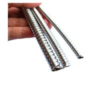 YAKUFAST 1/2/3 metros 4/6/8/10/12/15/20mm 304 tubo corrugado de acero inoxidable Línea alámbrica conducto de Cable protege el tubo de la manguera(2meters,20x23mm)