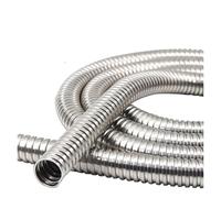 YAKUFAST 1 metro interior 6-51mm Cable de rosca de Metal de acero inoxidable tubo de manguera Flexible suave funda de tubo protección accesorios de repuesto(Inner Diameter 32MM)