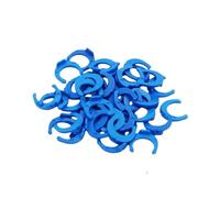 YAKUFAST 1 Uds. Conexión de manguera de agua RO codo recto Tee Cross 1/4 "3/8" Acoplamiento de tubería rápida de plástico conector de ósmosis inversa(Blue Clip 1I4-10Pcs)