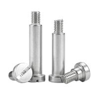 YAKUFAST 2~20 piezas tornillos de hombro ranurados M2 M2.5 M3 M4 M5 M6 304 tornillo de paso de acero inoxidable límite tornillo de rodamiento longitud del perno 3~50mm(D3.5x6xM2.5-20pcs)
