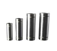 YAKUFAST 2 rodamientos lineales LM6LUU, LM8LUU, LM10LUU y LM12LUU de 4 mm, 5 mm, 6 mm, 8 mm, 10 mm y 12 mm, rodamientos de bolas extendidos for impresora 3D CNC.(LM10LUU 10x19x55)