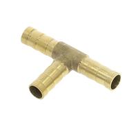 YAKUFAST Adaptador de conector de acoplamiento de púas de cobre, conector de púas de cobre en forma de T, 4mm-19mm, 3 vías, 1 Uds.(12-8-12mm)