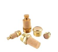 YAKUFAST Conector de válvula de Control de silenciador de escape de latón, accesorio de bufanda electromagnética(Short-G1,50 PCS)