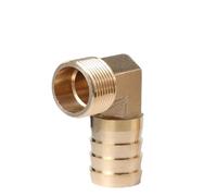 YAKUFAST Conector Pagoda PC PCF PL PLF de 6, 8, 10, 12, 14 y 16 mm, conector de manguera con púas, rosca de cola de manguera de 1/8, 1/4, 3/8 y 1/2 BSP, accesorio de tubería de latón(PL,8MM BARB_1/2")