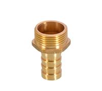 YAKUFAST Conector Pagoda PC PCF PL PLF de 6, 8, 10, 12, 14 y 16 mm, conector de manguera con púas, rosca de cola de manguera de 1/8, 1/4, 3/8 y 1/2 BSP, accesorio de tubería de latón(Male,14MM BARB_1/