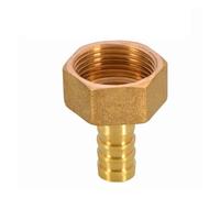 YAKUFAST Conector Pagoda PC PCF PL PLF de 6, 8, 10, 12, 14 y 16 mm, conector de manguera con púas, rosca de cola de manguera de 1/8, 1/4, 3/8 y 1/2 BSP, accesorio de tubería de latón(Femal,14MM BARB_1