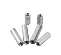 YAKUFAST Lote de 2-10 espaciadores de aluminio M2, M2.5, M3, M4, M5, M6 x L, espaciadores redondos de aluminio, tuercas largas extensibles L=5 a 100(35mm(L),M5 5PCS)