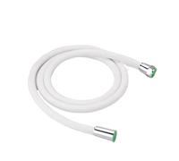 YAKUFAST Manguera de ducha flexible de silicona for cabezal de ducha de baño, 1,5 m, 2 m, tubo de ducha de baño, tubo de alta presión, accesorios for grifo de baño(White,200CM)