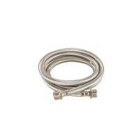 YAKUFAST Manguera de entrada trenzada de acero inoxidable 304 de 1/2 pulg. for calentador de agua, tubería de suministro de agua fría y caliente, tubería de conexión de metal(40CM)