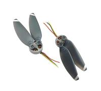 YAKUFAST Mini motor sin escobillas trifásico de 2500 kV y 18 mm, 2S-3S, juego de hélices de alta velocidad for dron RC, FPV, cuadricóptero, UAV, modelo de avión(Motor A Propeller)