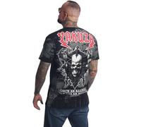 Yakuza Camiseta Ahole Regular para hombre, Negro , XL