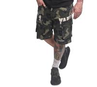 Yakuza Pantalones cortos cargo Bump para hombre, camuflaje, 38W