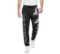 Yakuza Pantalones de chándal sueltos Revenant para hombre, Negro , 3XL