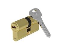 Yale 110723040040201 Cilindro de seguridad S1000 Latonado 30 x 40 mm Llave - Llave Leva Larga