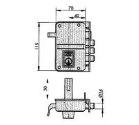 YALE 8 YL6 HN Izda Cerraduras