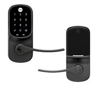 Yale Assure Lever - Cerradura de palanca con teclado (para puertas sin cerrojo de seguridad) - Entrada sin llave con desbloqueo de código pin y bloqueo automático con un solo toque o bloqueo