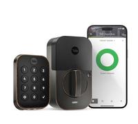 Yale Assure Lock 2 - Cerradura inteligente para puerta de entrada sin llave de bronce aceitado con teclado táctil conectado Wi-Fi y cerradura inteligente, YRD430-WF1-0BP