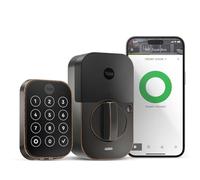 Yale Assure Lock 2 - Cerrojo de seguridad, cerradura inteligente de bronce aceitado para puerta de entrada sin llave con teclado conectado Wi-Fi para entrada de código y acceso remoto, YRD450-WF1-0BP