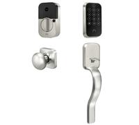 Yale Assure Lock 2 Touchscreen with WiFi and Ridgefield Handle in Satin Nickel