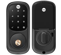 Yale Assure Lock con Z-Wave - Cerrojo de seguridad inteligente para pantalla táctil - Funciona con alarma de anillo, Samsung SmartThings, Wink y más (se requiere concentrador, se vende por separado) -