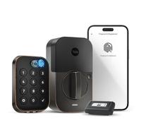 Yale Assure Lock YRD430-F-ZW3-0BP - Cerrojo de seguridad de 2 toques, bronce aceitado sin llave, con teclado táctil conectado Z-Wave (ZW3) para entrada de código y acceso remoto, YRD430-F-ZW3-0BP