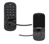 Yale Assure - Palanca de puerta con teclado (para puertas sin cerrojo de seguridad), entrada sin llave con desbloqueo de código de pin y bloqueo automático de un solo toque o de ante negro
