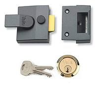 Yale B-84-DMG-SC-40 - Pestillo estándar - 40 mm - Acabado metálico Oscuro/Cromado - Seguridad estándar