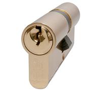 Yale B-ED3030-PB - Cerradura de Cilindro Europeo - 30/30 (70 mm) / 30:10:30 - Acabado de latón - Seguridad estándar