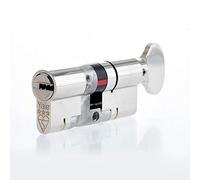 Yale B-YS3-3535NT - Cilindro de Giro de 3 Estrellas (3 Estrellas, Alta Seguridad, 35:35 (70 mm), Acabado de níquel