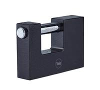 Yale candado acero endurecido cuerpo 90 mm 3 llaves seguridad estándar exterior puertas y cobertizos EN12320