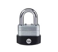 Yale Candado de Alta Seguridad de Acero Laminado 50mm
