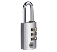 YALE Can Combi 30 mm Aluminio Plata Cerraduras