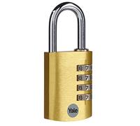 YALE Can Combi 40 mm Aluminio Dorado Cerraduras